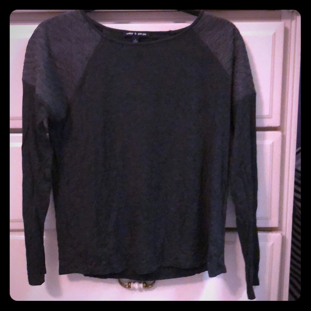 Gray sweater